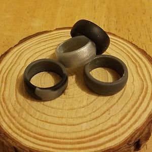 Mens silicone rings - size 7